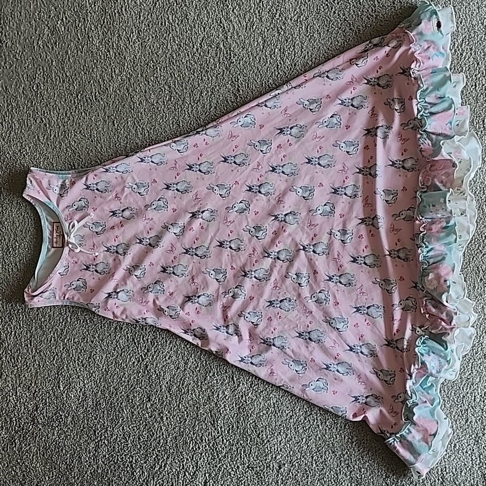 Size 8 cheeky plum bunny pj